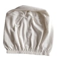 thumbnail image 2 of Siruishop Ottoman Cover Removable Solid Color Foot Stool Cover for Bedroom Living Room White, 2 of 8