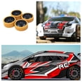 thumbnail image 1 of Baohd 4x 26.5mm Racing Tire Metal Wheel Rim For 1/28 Wltoys K969 K979 K989 Metal Upgraded Color silver+green, 1 of 6
