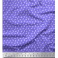 thumbnail image 1 of Soimoi Rayon Fabric Anchor Hook Nautical Print Sewing Fabric Yard 42 Inch Wide, 1 of 3