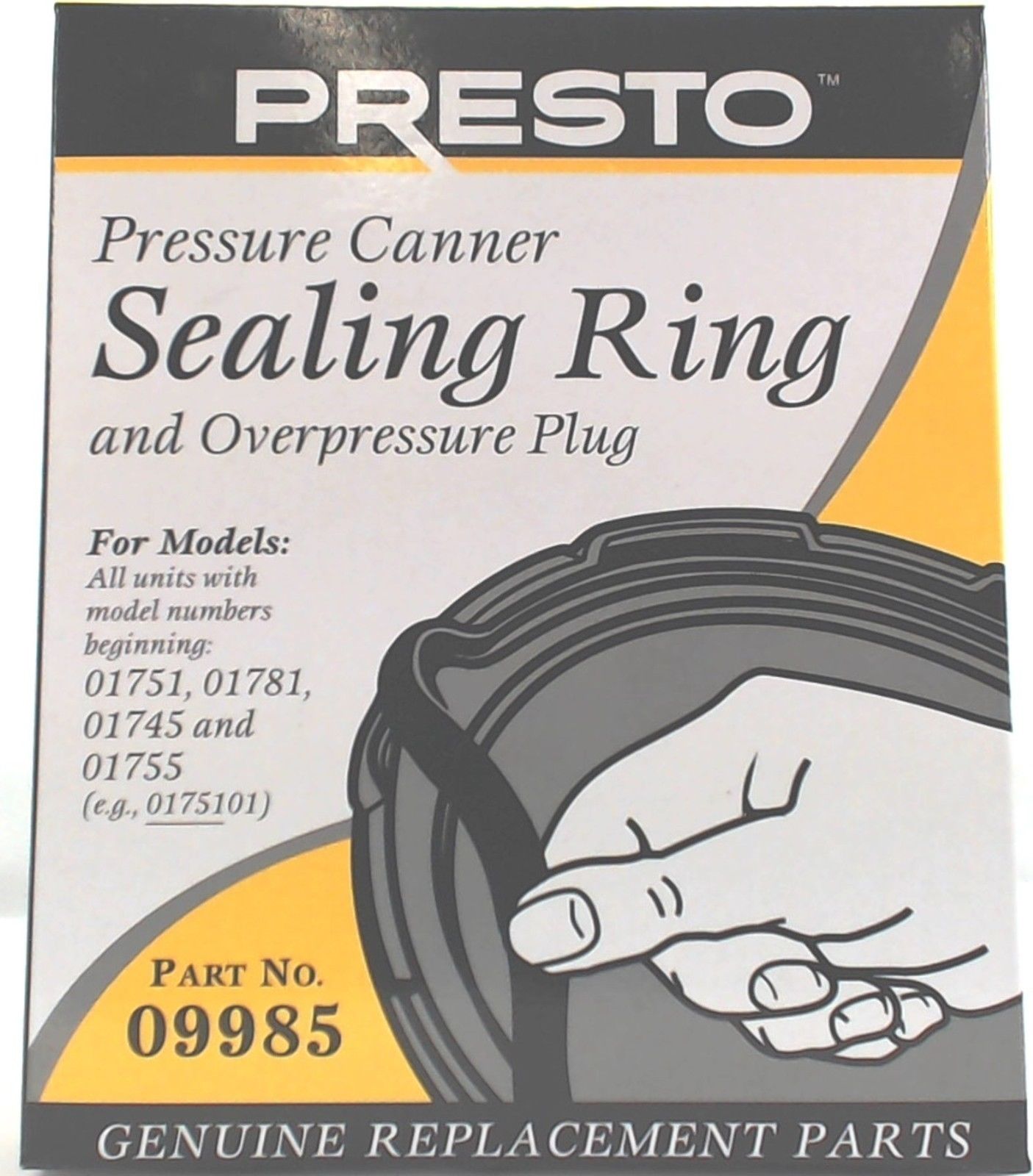 3 Pk, Presto Pressure Cooker Sealing Ring 09985