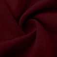 thumbnail image 5 of Pisexur Robes d'Été pour Femmes en Doux Lin-Coton Robes d'Été pour Femmes Décontractées à Col en V Manches 3/4 Robe Maxi Ample Confortable Fluide Robes pour Femmes Couleur Unie à Volants Boho Longues Robes P-2TG Rouge, 5 of 5