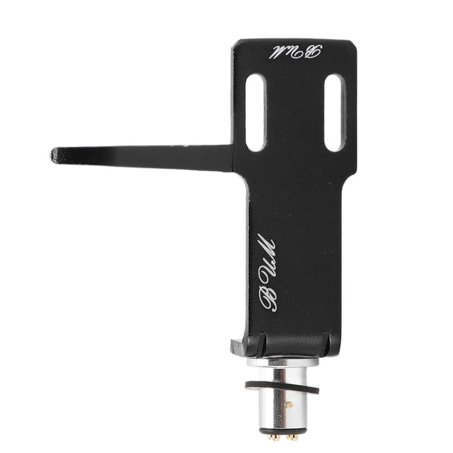 Kit de Coiffeuse Phono, Support de Cartouche de Phonographe Robuste Stable Professionnel en Alliage d'Aluminium pour Tourneurs de Disques Phonographe Noir