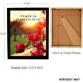thumbnail image 3 of Decorebay Home Solid Wood Single Photo Display Picture Frames - Black Brown, 3 of 3