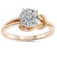 thumbnail image 1 of 1/4 Ct Diamond Promise Engagement Ring 14K Rose Gold, 1 of 4