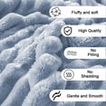 thumbnail image 3 of TACILIP 39.4x27.6in Soft and Thick Double Layer Raschel Blanket A Must Have Warming Artifact In Winter Suitable for Beds Sofas and Other Scenes Providing The Ultimatecomfort Blankets, Mom Gifts, 3 of 6