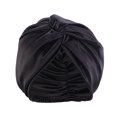 thumbnail image 1 of CSChome Sleeping Hat Hair Care Adjustable Satin Faux Silk Bonnet Front Knot Back Adjustable Buckle Large Long Curly Hair Wrap Elastic Drawstring Beauty Hat, 1 of 7