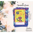 thumbnail image 5 of Darling Souvenir Yellow Birthday Invitation Card Printable Fill or Write In Blank Invites Party Supplies Pack Of 28 5 x 7 Inches, 5 of 5