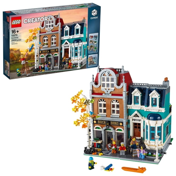LEGO Creator Expert La librairie 10270, Ensemble de construction (2 504 pièces)