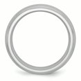 thumbnail image 2 of Cobalt Satin and Polished 7mm Ridged Edge Band Size 8, 2 of 6