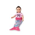 thumbnail image 1 of My Life As Mermaid Blanket for 18" Dolls, Scallop, 1 of 5