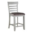 thumbnail image 3 of Steve Silver Hyland Stone Gray Wood Counter Chair, 3 of 9