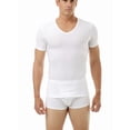 thumbnail image 1 of Underworks Mens Microfiber V-Neck Light Compression T-Shirt, 1 of 5