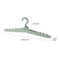 thumbnail image 2 of Vaidha Folding Clothes Hanger Portable Travel Multi Functional Plastic Clothes Hanger, 2 of 2