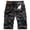Black, variant on TopLLC Mens Shorts, Men pants Men's Cargo Shorts Multi-Pockets Relaxed Summer Beach Shorts Pants