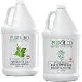 thumbnail image 1 of PUROLEO 100% Pure Eucalyptus & Peppermint Essential Oil Combo Pack - 64 fl oz/1900 mL | Natural Aromatherapy Oil for Diffuser, Candles, and More | Packed In Canada, 1 of 1