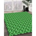 thumbnail image 3 of Ahgly Company Tapis Rectangulaire Lavable en Machine Intérieur Vert Transitionnel, 2 Pieds x 4 Pieds, 3 of 7