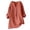 Orange, variant on Long Sleeve Shirts For Women Summer Trendy Cotton Linen Tunic Shirts Loose Comfy V Neck Solid Blouses Ladies Casual Tops