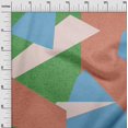 thumbnail image 3 of oneOone Cotton Cambric Brown Fabric Geometric Abstract Random Shapes Sewing Craft Projects Fabric Prints By Yard 56 Inch Wide, 3 of 4