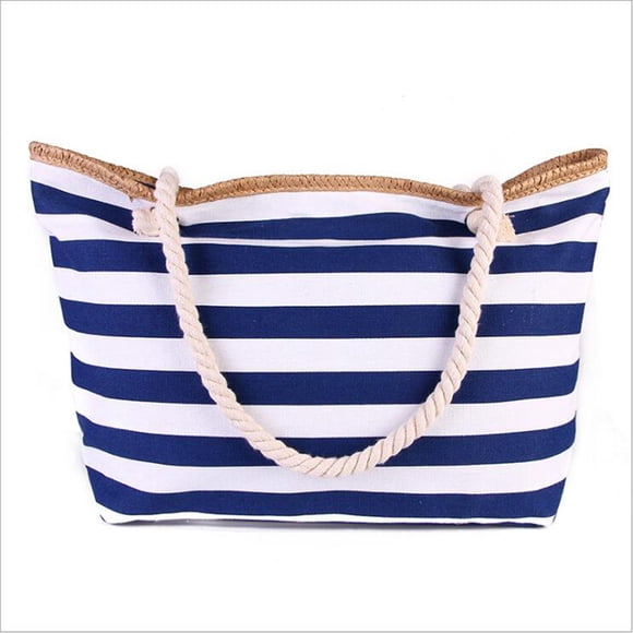 Dvkptbk Extra Large Beach Bag with Zipper, Waterproof Sandproof Beach Tote Bag for Women, Shopping Travel Bag Gym Bag