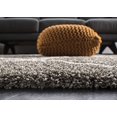 thumbnail image 5 of Safavieh Hudson Shag Collection SGH281B Grey and Ivory Square Area Rug, 7 feet Square (7' Square), 5 of 5