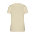 thumbnail image 5 of Timegard Hauts pour Femmes Col Rond Manches Courtes en Maille Bouffante Confortable Été Décontracté Ample Chemise Haut Blouse, 5 of 5
