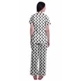 thumbnail image 4 of Moomaya Chemises de Pyjama avec Poches pour Femmes Ensemble de Pyjama en Coton Imprimé Vêtements de Nuit, 4 of 6