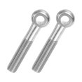 thumbnail image 1 of Uxcell 2 Pcs M16x100mm Shoulder Swing Lifting Eye Bolt, 304 Stainless Steel Metric Half Tooth Thread Fisheye Eye Slip Hole Screw Rigging Bolt Metal Fasteners Screws, Silver Tone, 1 of 7