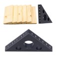 thumbnail image 4 of Règle d'Angle Carrée 45 Degrés, Épaisseur 15mm Règle en Alliage d'Aluminium pour Menuiserie Outils de Menuiserie, 4 of 8