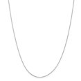 thumbnail image 1 of Leslie's 14K White Gold .5 mm Baby Box Chain (Weight: 1 Grams, Length: 16 Inches), 1 of 4