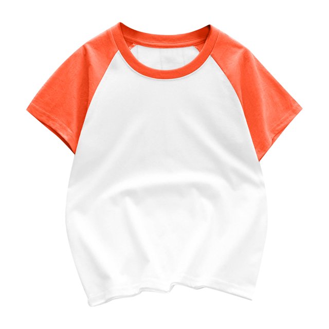 FAIWAD Unisexe Garçons Filles T-Shirts à Manches Courtes Tout-Petits Bébé Col Rond Été Coton à Blocs de Couleur