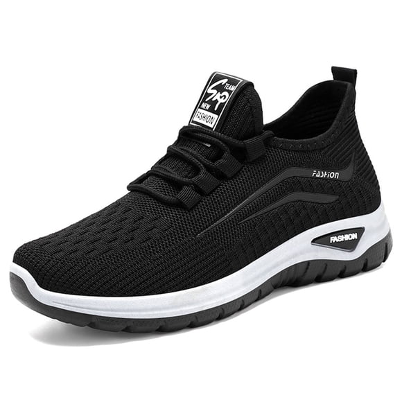 Commforr Slip On Sneakers Women, Arch Support Shoes for Women, Women's Running Shoes Ultra Lightweight Breathable Comfortable Walking Shoes Casual Fashion Sneakers Mesh Workout Shoes, Black, 10