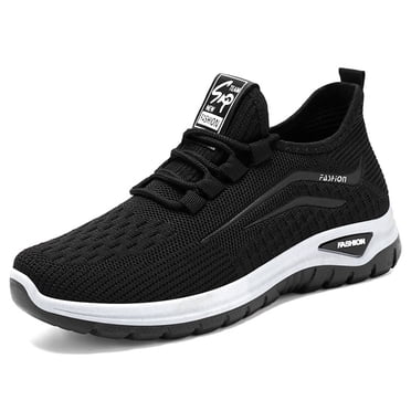 Commforr Women's Trendy Fashion Sneaker, Large Size Lightweight Soft Sole Work Shoes, Comfortable Non-Slip Walking Shoes, for Travel & Leisure Activities Mesh Breathable Running Cushioned Sneakers