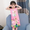 thumbnail image 1 of Chemises de Nuit de Princesse pour Petites Filles, Manches Courtes, Pyjama, Robe de Nuit, 1 of 2