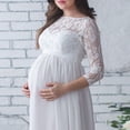 thumbnail image 2 of Robe de Maternité en Dentelle pour Femmes Enceintes, Maxi, pour Photographie, Vêtements, 2 of 3