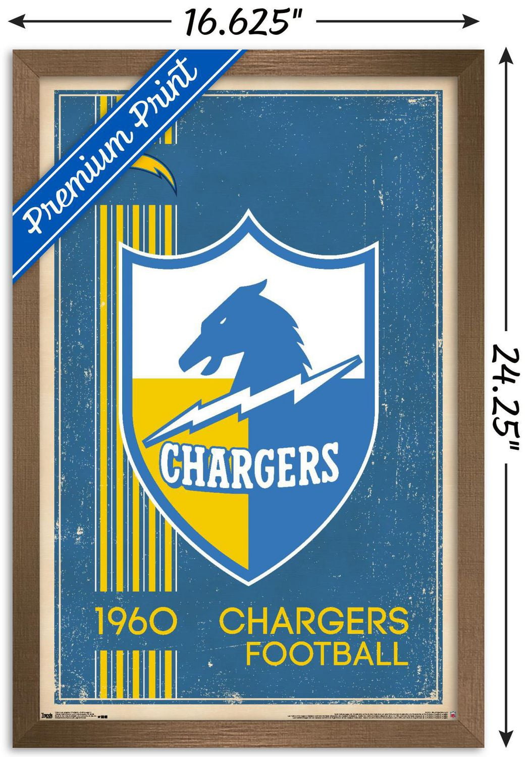 NFL Los Angeles Chargers - Logo rétro 17