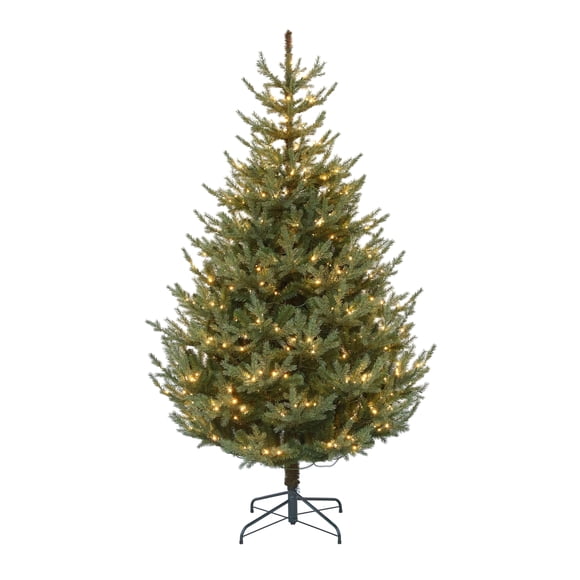 HOLIDAY TIME 7 FT. Pre-Lit Dripping Artificial Christmas Tree with Warm White LED Lights
