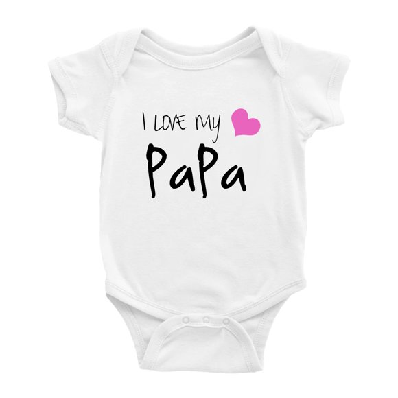 I Love My PaPa Cute Baby One-pieces For Boy Girl Unisex