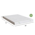 thumbnail image 2 of Twin Size 5 Inch Gel Memory Foam Sofa Mattress Cushion, Medium Firm,White, 2 of 7