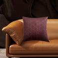 thumbnail image 3 of Velvet Pillow Cover 50 cm x 50 cm Double-Sided Embossed Pattern Cushion Cover for Decorative or Sleep Use, 3 of 6