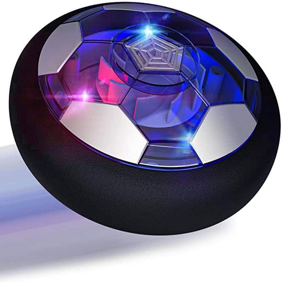 EASTIN Hover Soccer Ball Floating Soccer Rechargeable Air Power Football with LED Starlight and Soft Foam Bumpers Kids Gifts Toys for 3+ Year Old Boys Girls Indoor Outdoor Sport Games(1Bl