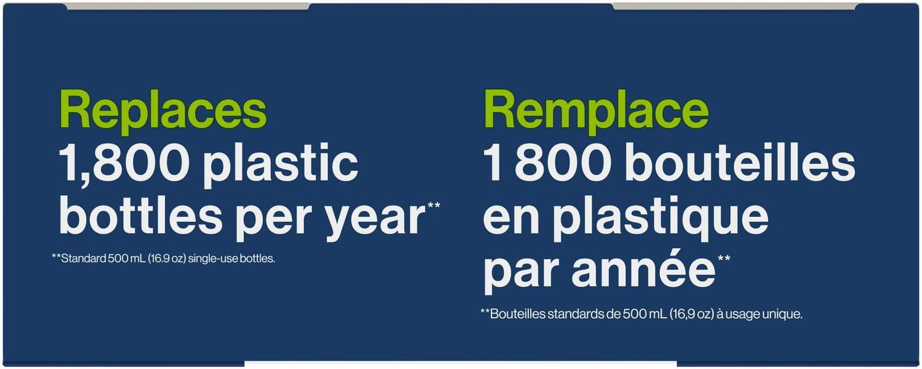 Système de filtration d’eau sur robinet Brita avec indicateur de changement de filtre, réduit la teneur en plomb, fabriqué sans BPA, compatible avec les robinets standards seulement, modèle de base bl