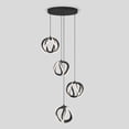 thumbnail image 2 of Artika Vivaldi Modern LED Pendant Light Fixture, Black, 2 of 5