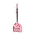 thumbnail image 3 of Kids Broom Dustpan Set Children Sweeping House Cleaning Toy Set for Toddlers Pink, 3 of 8