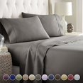 thumbnail image 1 of Hotel Luxury Bed Sheets Set- 1800 Series Platinum Collection-Deep Pocket,Wrinkle & Fade Resistant (Cal King,Gray), 1 of 4