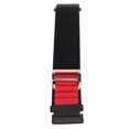 thumbnail image 3 of Stretch Woven Nylon Smartwatch Band Strap Replacement Accessory Fit for Fitbit Versa 4 3 Sense 2 Black and Red, 3 of 9