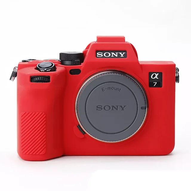 GadgetCom Étui de Remplacement Compatible avec Sony Alpha 7 IV A7M4, Étui de Caméra en Silicone Souple, Housse de Protection