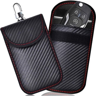2 Pack Faraday Key Fob Protector, RFID Key Fob Protector Pouch, Faraday Bag for Keyless Car Key