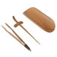 thumbnail image 2 of Tea Scoop, Hand-Made Carving Tea Accessories Bamboo Tea Set, Natural Bamboo Tea Scoop Set 4Pcs/Set For Home Office Plum Flower Pattern, 2 of 8