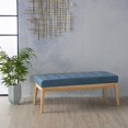 thumbnail image 1 of Christopher Knight Home 300217 Living Anglo Air Force Blue Fabric Bench, 1 of 5