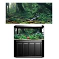 thumbnail image 3 of <p>High Transparency Fish  Poster, PVC Green Woods Green Aquarium Background Poster, For Aquarium Fish </p>, 3 of 7